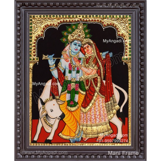 Radha Krishna Tanjore Paintings