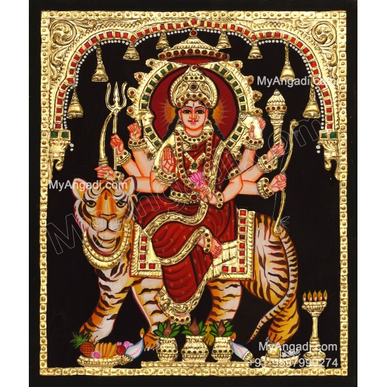 Durga Tanjore Painting