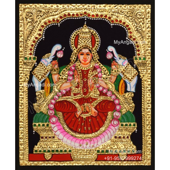 Gajalakshmi Tanjore Painting