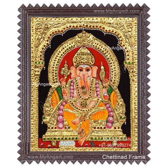Ganesha Tanjore Painting
