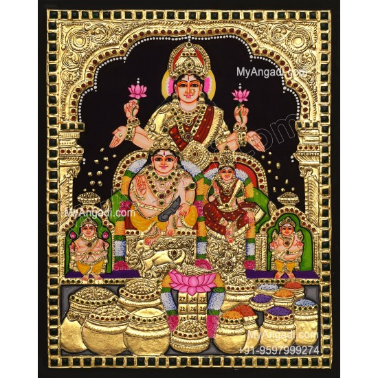 Kubera Lakshmi Tanjore Paintings