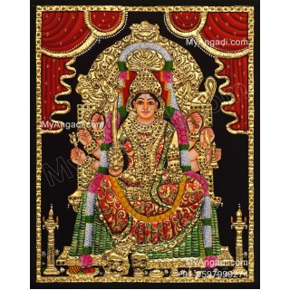Samayapura Mariamman Tanjore Painting