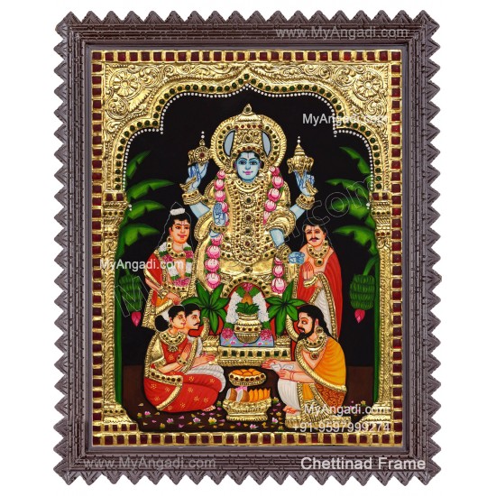 Sathyanarayana Tanjore Painting
