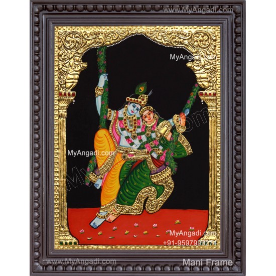 Radha Krishna Tanjore Painting