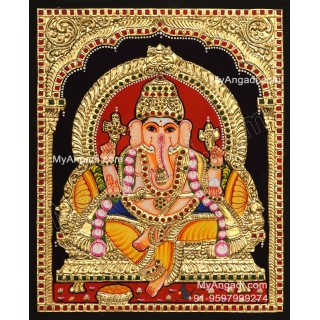 Ganesha Tanjore Painting