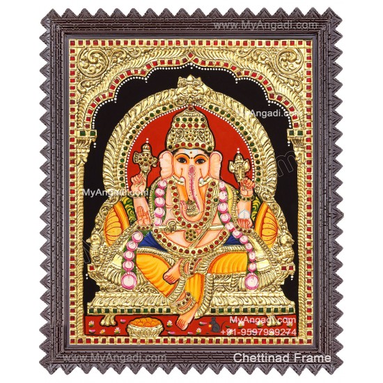 Ganesha Tanjore Painting