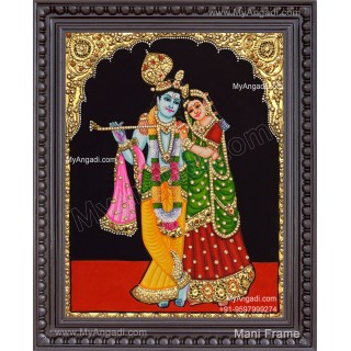 Radha Krishna Tanjore Painting