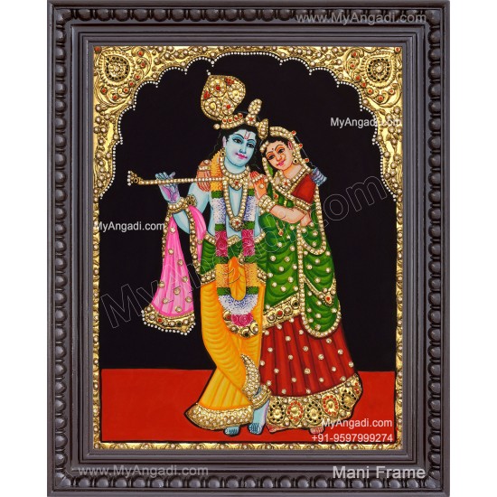 Radha Krishna Tanjore Painting