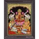 Ganesha Lakshmi Saraswathi Tanjore Painting