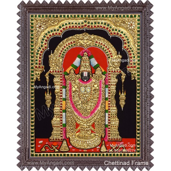 Venkatachalapathy  Tanjore Painting