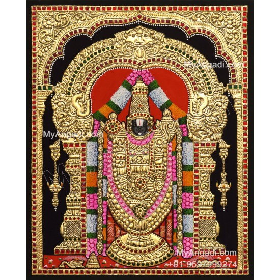 Venkateshwara  Swamy Tanjore Painting