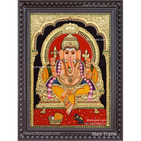 Ganesha Tanjore Painting