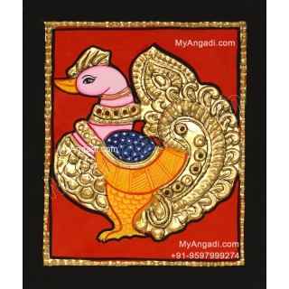 Swan Tanjore Painting