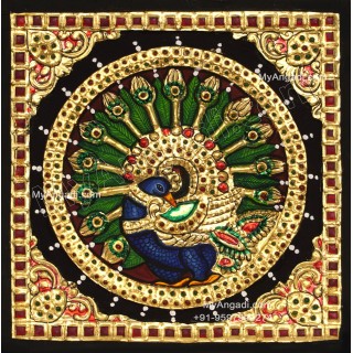 Peacock Tanjore Paintings