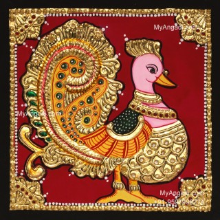 Peacock Tanjore Paintings
