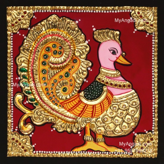 Peacock Tanjore Paintings