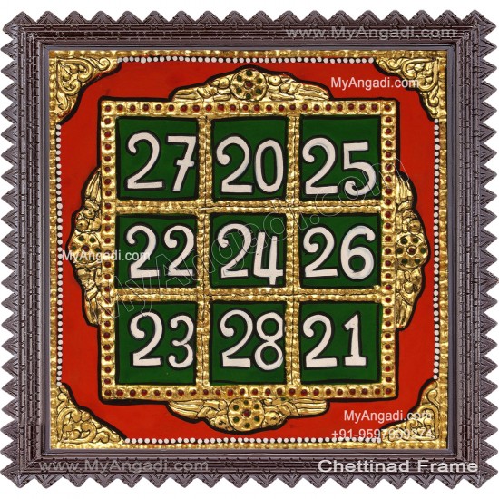 Kubera Yantra Tanjore Painting