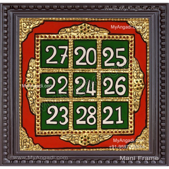 Kubera Yantra Tanjore Painting