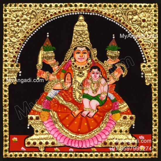 Ashta Lakshmi Tanjore Painting