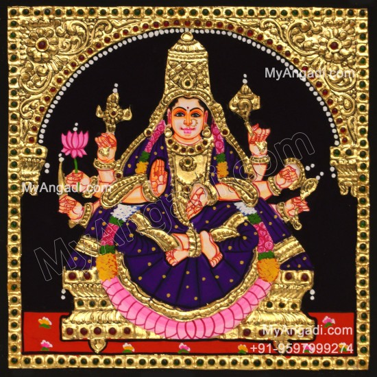 Ashta Lakshmi Tanjore Painting