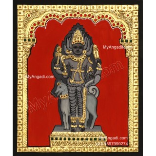 Kala Bairavar Tanjore Painting