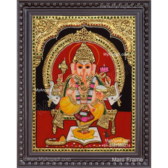 Ganapathi Tanjore Painting 