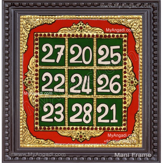 Kubera Yantra Tanjore Painting