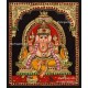 Ganesha 3d Embossed Tanjore Painting