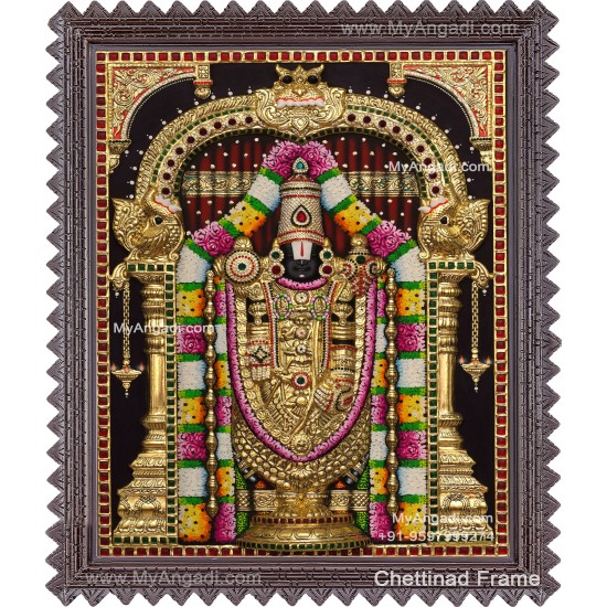 3D Balaji Tanjore Painting