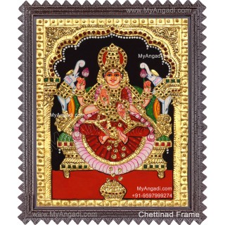 Gajalakshmi Tanjore Painting