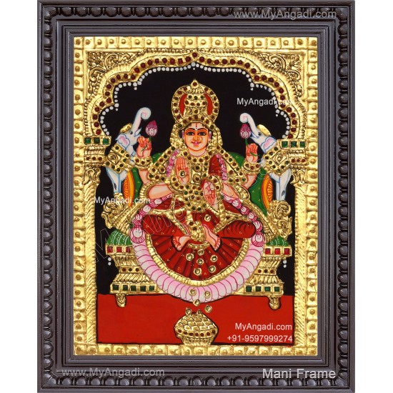 Gajalakshmi Tanjore Painting