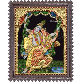 Radha Krishna Tanjore Painting
