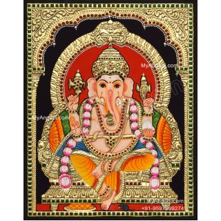 Ganesha Tanjore Painting