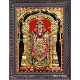 Venkateshwara  Swamy Tanjore Painting
