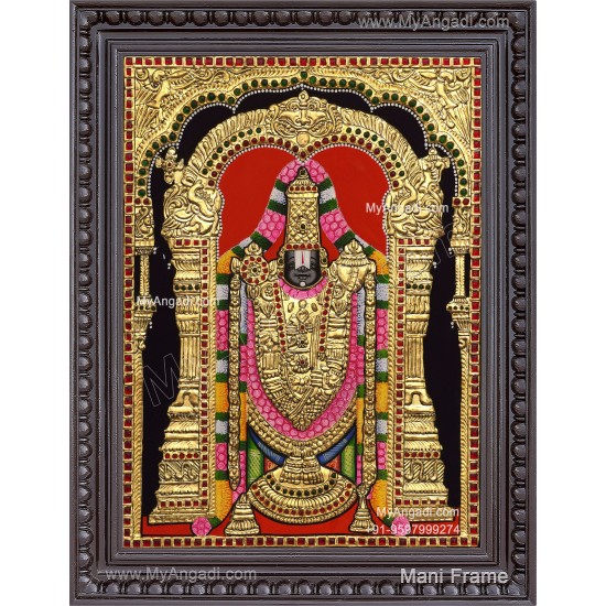 Venkateshwara  Swamy Tanjore Painting
