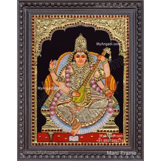 Saraswathi Tanjore Painting