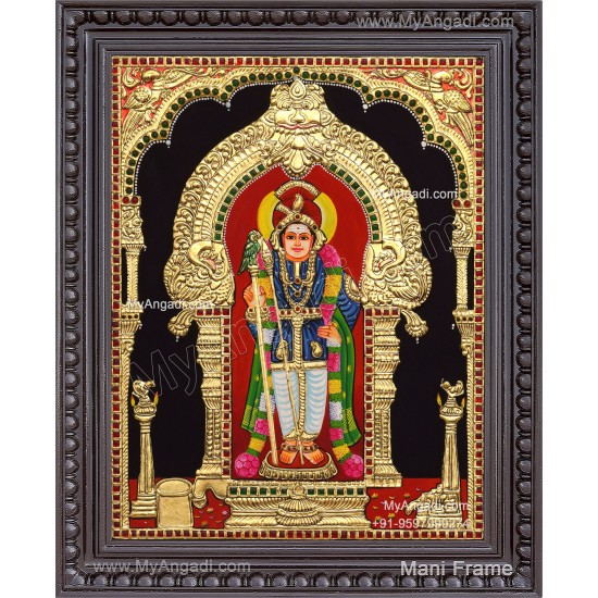 Palani  Murugan Tanjore Painting