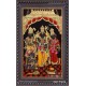 Ram Darbar - Ram with Sita, Hanuman, Lakshmanan  Tanjore Painting