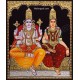Vishnu and Lakshmi Tanjore Painting, Vishnu and Lakshmi Tanjore Painting