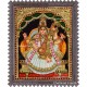 Embossed Saraswathi  3D Tanjore Painting