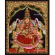 Gajalakshmi 3d Embossed Tanjore Painting