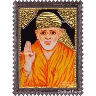Saibaba Tanjore Painting
