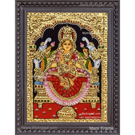 Gajalakshmi Tanjore Painting