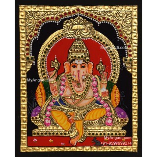 Ganapathi Tanjore Painting 
