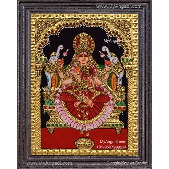 5 Set Ganesha Murugan Balaji Lakshmi Saraswathi Tanjore painting