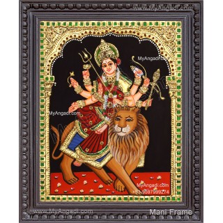 Durga Devi Tanjore Painting