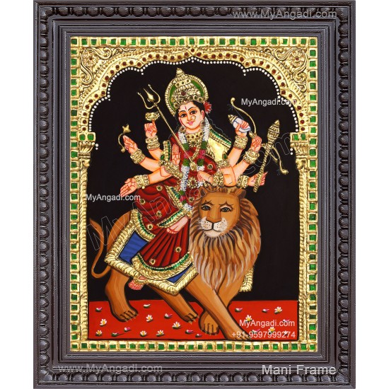 Durga Devi Tanjore Painting