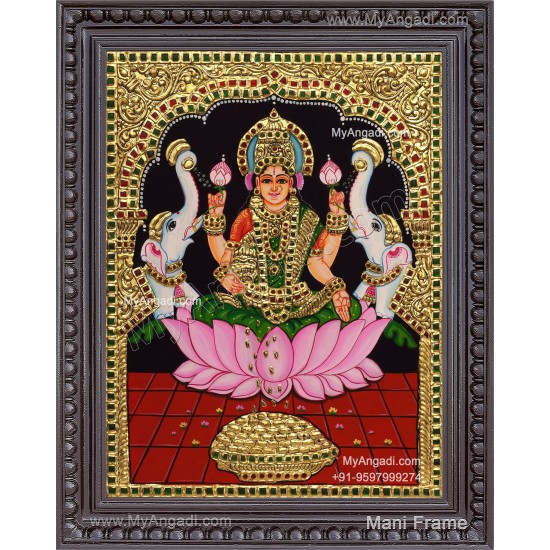 Gajalakshmi Tanjore Painting 