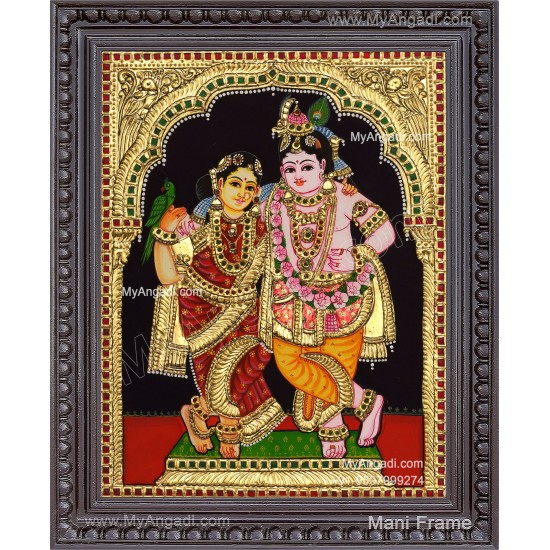 Radha Krishna Tanjore Painting