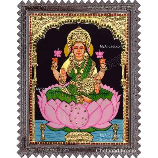 Dhana Lakshmi Tanjore Painting